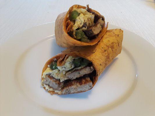 Family Fusion Jerk Sausage Wrap