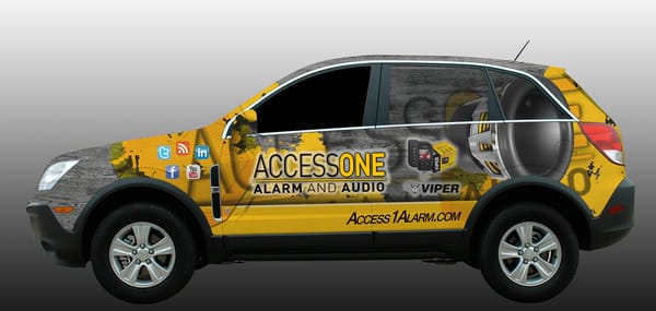 Full Vehicle Wrap Access One Alarm, Cleveland Ohio