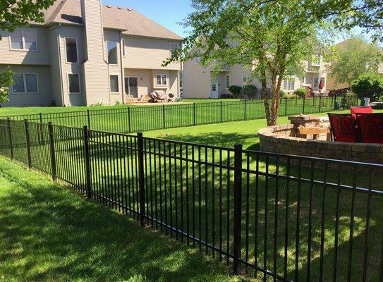 Black Aluminum Fence