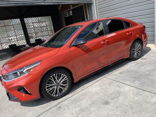 Tinted windows on my brand new 2023 Kia Forte GT-Line