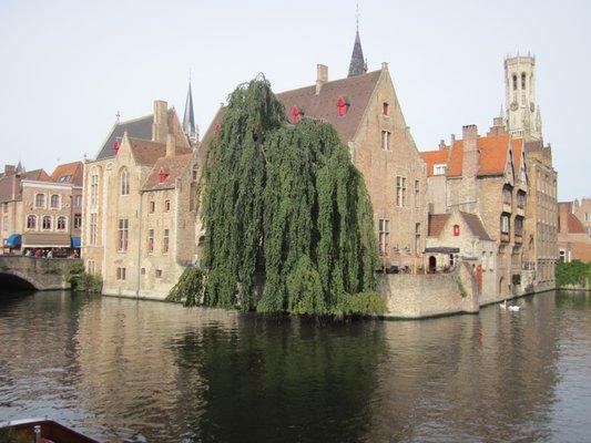 Brugges from Canal Boat