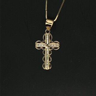 14k gold cross