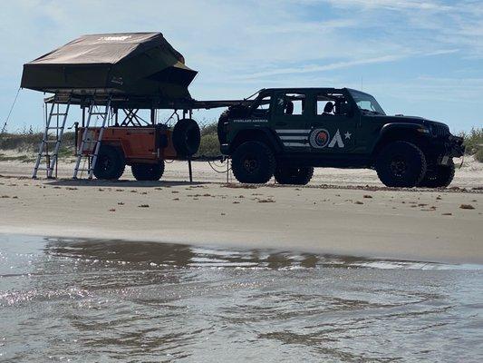 Quickly setup and spend more time fishing or off roading down the beach