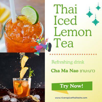 Thai Iced Lemonade Tea