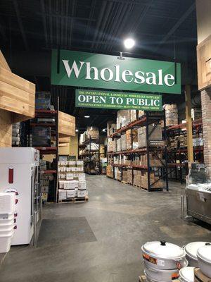 Wholesale area