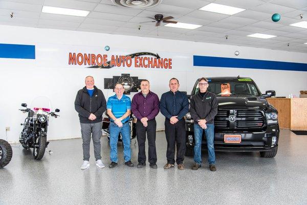 When a great used car inventory meets exceptional customer care, you get the Monroe Auto Exchange LLC experience.