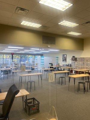 New larger Classroom space.