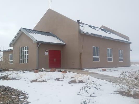 Entry to our church in December 2013 after a snow storm.