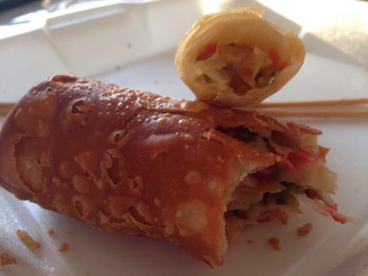 Egg roll and spring roll