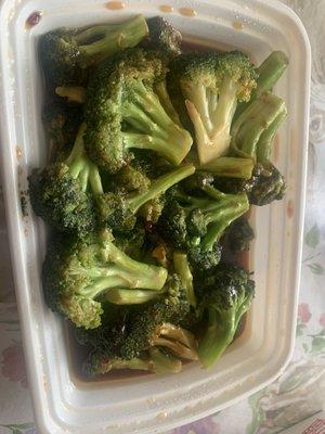 35A. Broccoli with Garlic Sauce