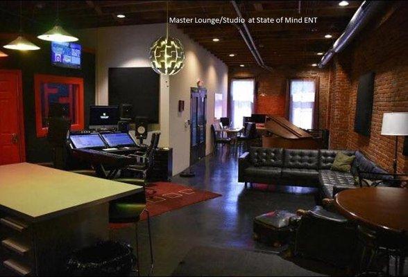 You can record right downstairs at State of Mind's state of the studio.