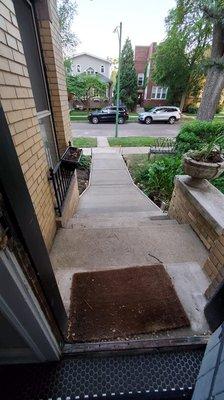 Front walkway