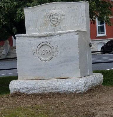 Designed as a drinking trough for horses 120 years ago.