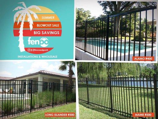 Aluminum Fence Clearance Hurry up! Limited Time Only! Save up to 30%