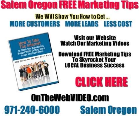 Salem Oregon FREE Internet Marketing TIPS for Salem Oregon Businesses