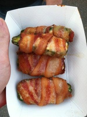 Jalapeño Poppers (4 for $5) -- not for the weak. Super spicy, but oh so good.