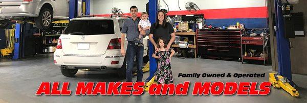 We are your local, family-owned, and operated auto repair shop giving the personal attention that you and your car deserve...