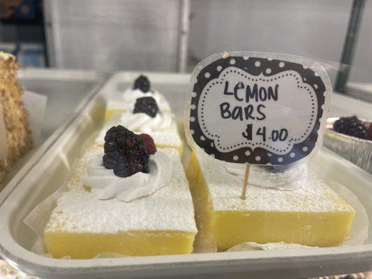 Lemon bars- definitely on my "try-next" list