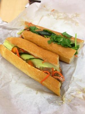 Grilled Pork Banh Mi.  They now offer Banh mi as specials in addition to their classic American sandwiches.