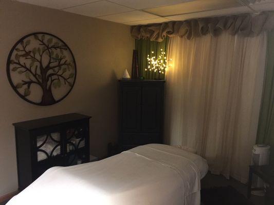 Massage, facial, permanent makeup, waxing room