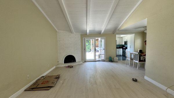 Before: Orange County whole house complete remodel - dining room.