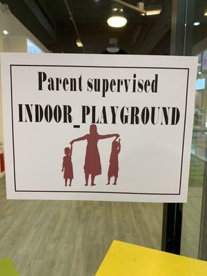 Play date for kids its a parent supervised indoor playground