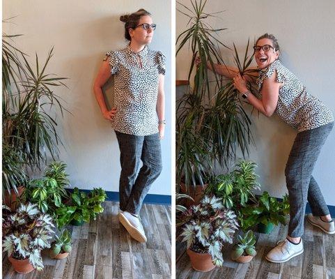 Insta vs Reality.  Plant hugger.