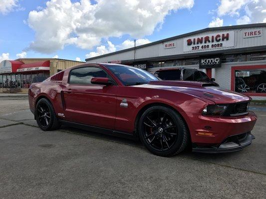 New paint on this 2010 Ford Mustang