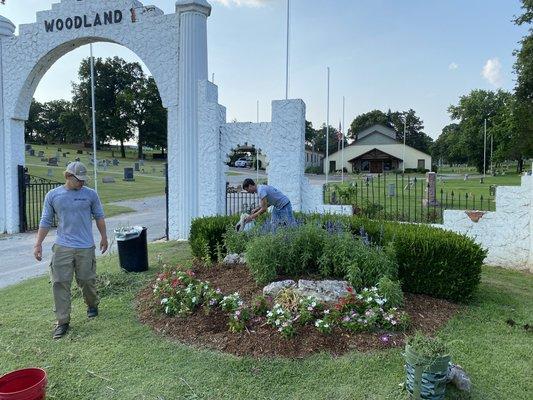 Flower bed renovation!