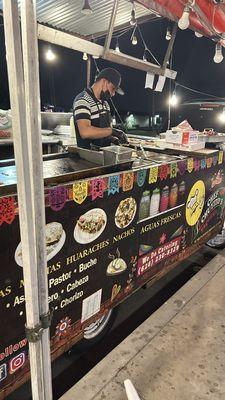 Street taco vendor