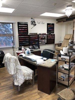 Our nail bar is ready to service all your nail care needs.