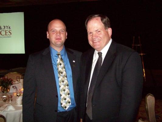 Jeff with our CEO Ed Rust Jr at a fundraiser in Chicago.  It was a humble honor to be asked to attend.  Thank you again Kevin.