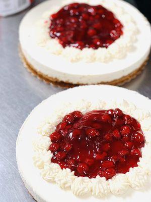 Cherry cheesecake