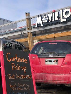 Curbside Pick-Up during the COVID-19 'shelter-in-place' order.