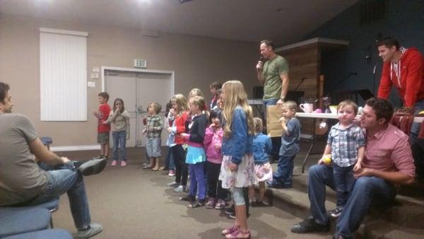 Pastor Kurt with the Son Rise kiddos