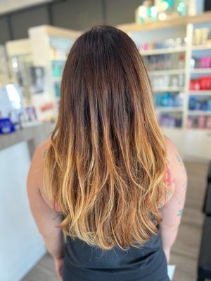 ombre balayage healthy hair