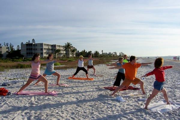 PRIVATE  Beach Yoga  small or large groups