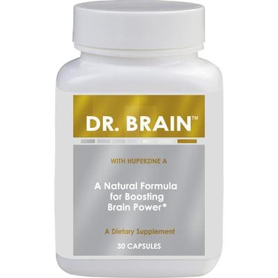 Dr. Brain: a natural formula for supporting brain function.