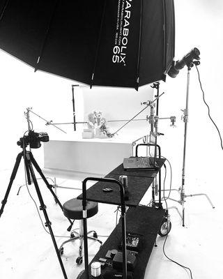 Product photography Cyc wall studio