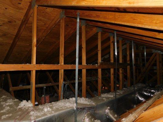 We inspect all facets of your attic.