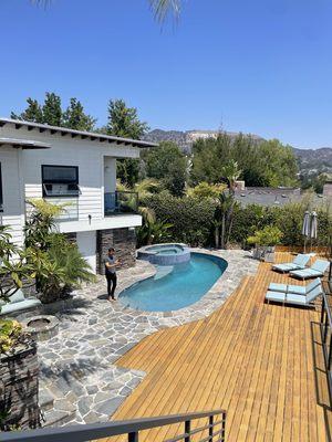 Outdoor pools with views, beach wood canyon.