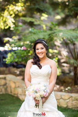 Love seeing our client happy and looking beautiful on her wedding day.