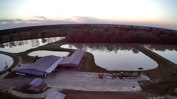 Drone view farm