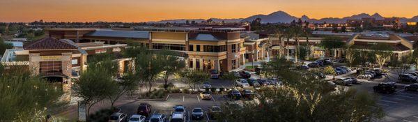 Elevated view of the Scottsdale SEO Geeks' offiec