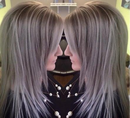 Silver hair