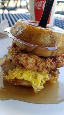 breakfast chicken and waffles