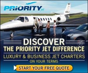 Email charter@priorityjet.com or call 678.381.0090 to get started