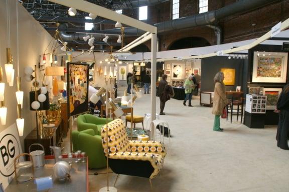 Mid-century modern furniture has never been more popular, shown here at the AD20/21 show at The Cyclorama.