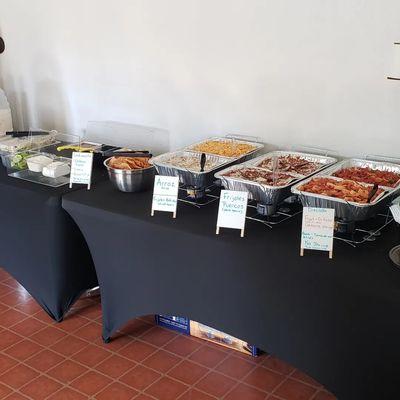 We cater! Call us!