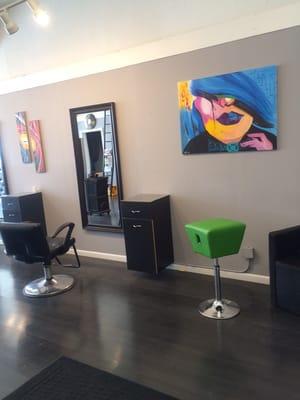 A real Artist displays Art. How can we help you? Cut and Color today?